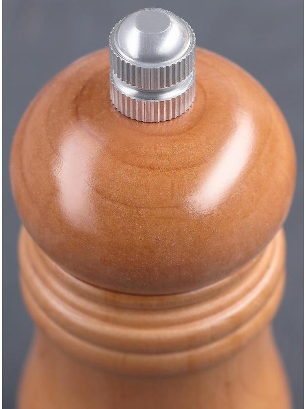 Мельница для специй «Дуновение леса», 10,5×4,5 см, керамический механизм, цвет светлое дерево