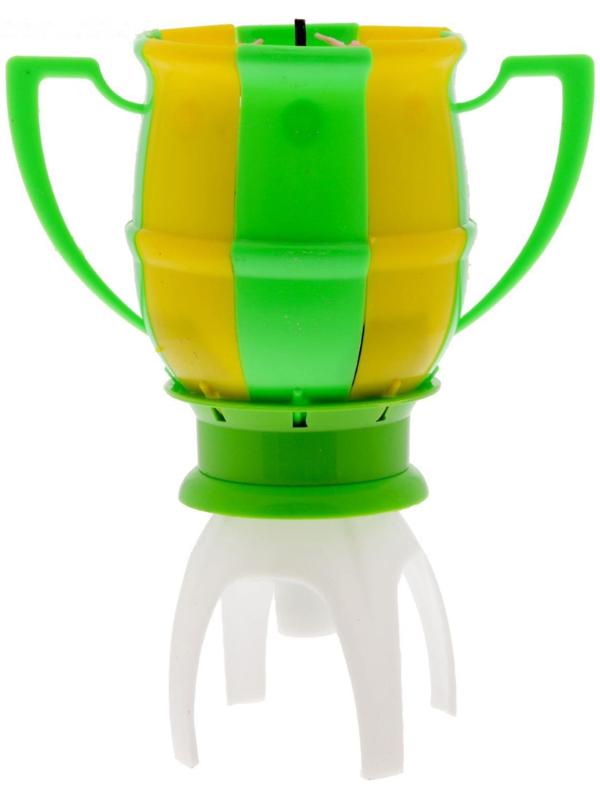 Свеча музыкальная в торт футбольный кубок « С днем рождения»