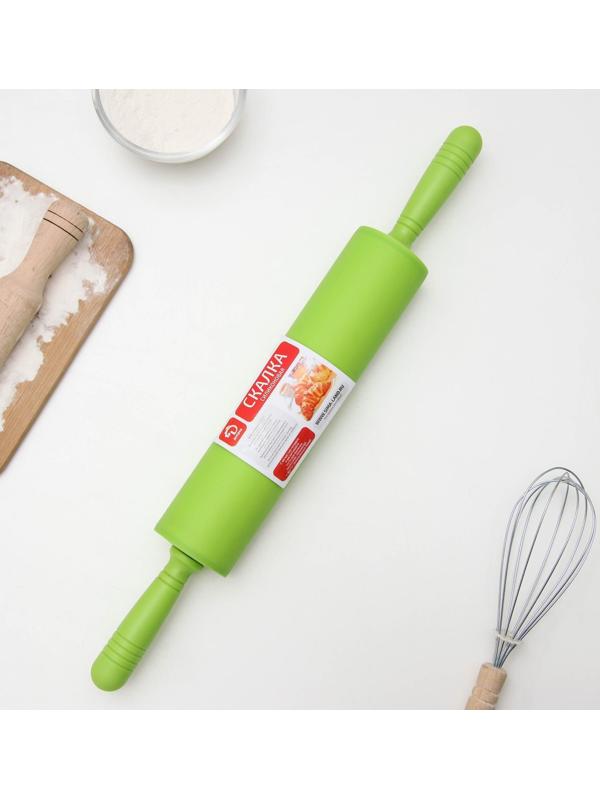 Скалка Доляна «Севилья», 52×6,5 см, цвет МИКС