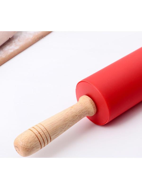 Скалка Доляна «Валенсия», 52×6,5 см, цвет МИКС