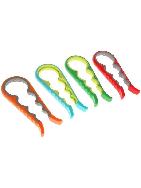 Многофункциональная открывалка для банок и бутылок Доляна, 22,5×9×2 см, цвет МИКС