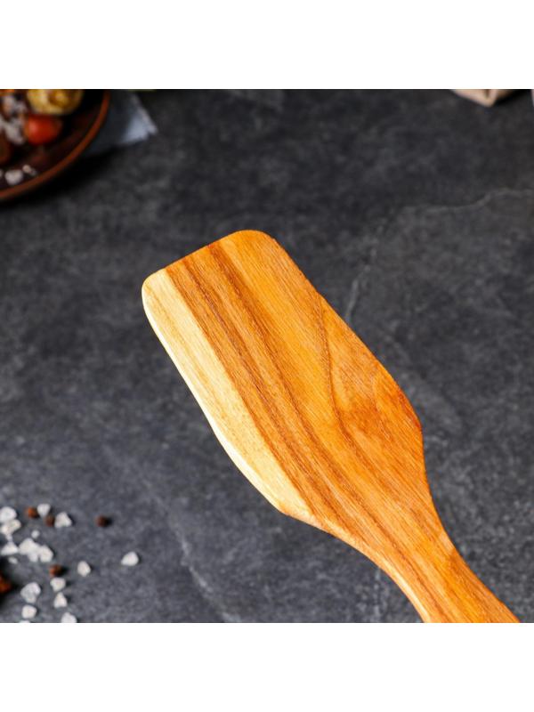 Лопатка кухонная, толстая, 30 см, черешня