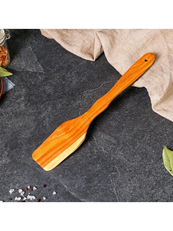 Лопатка кухонная, толстая, 30 см, черешня