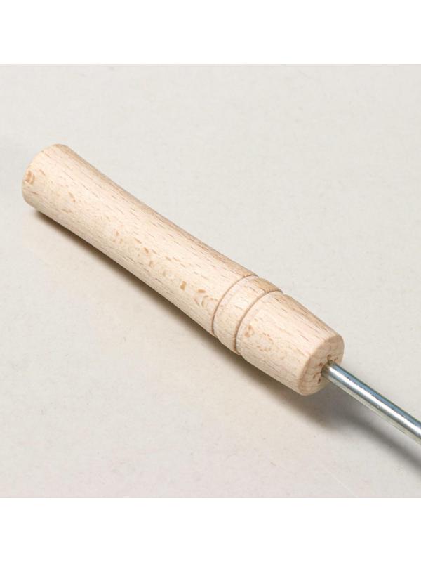 Венчик кондитерский для взбивания с деревянной ручкой 