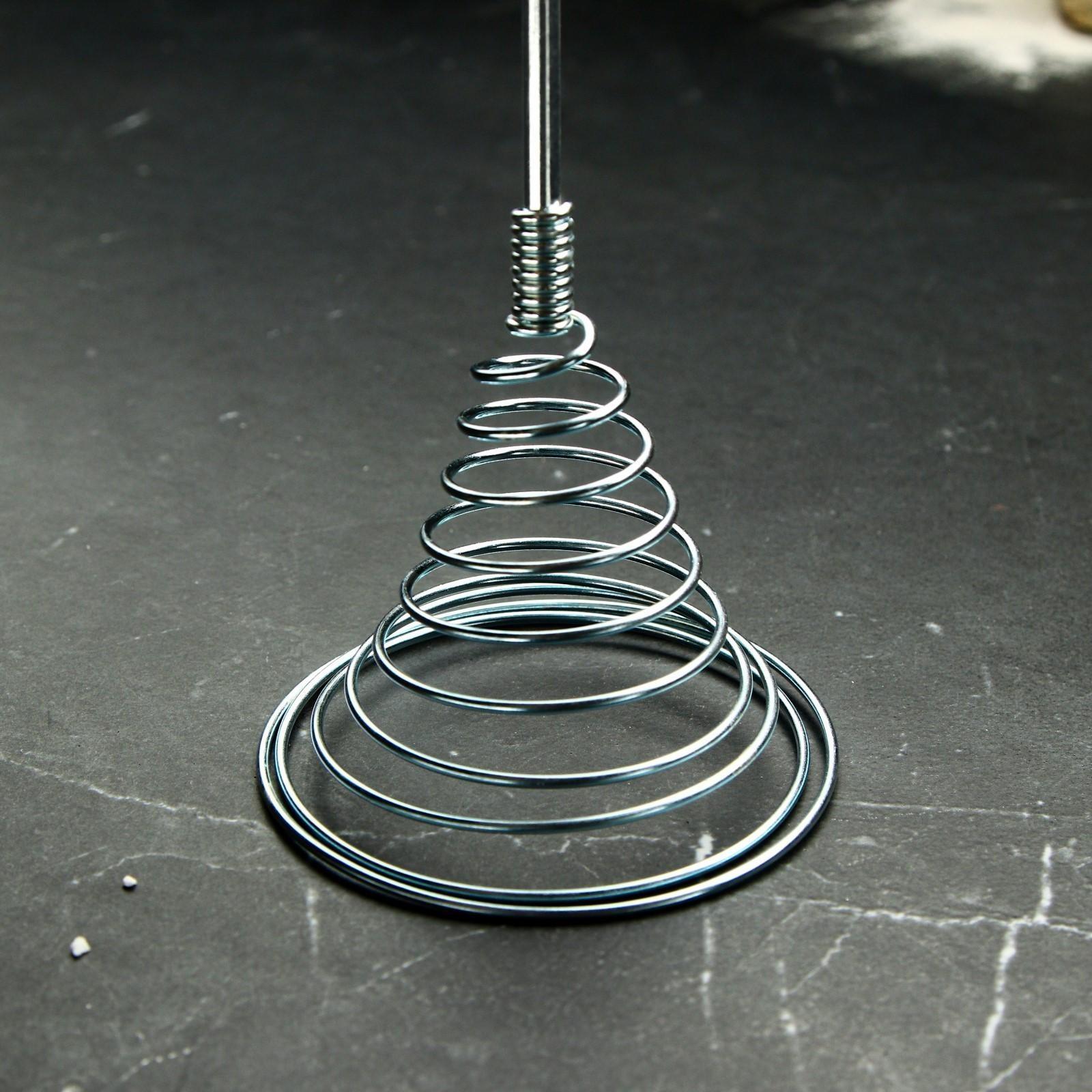 Венчик кондитерский для взбивания с деревянной ручкой 