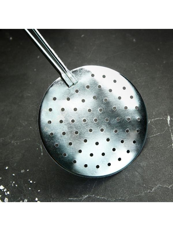 Шумовка для казана, металлическая, 30 см