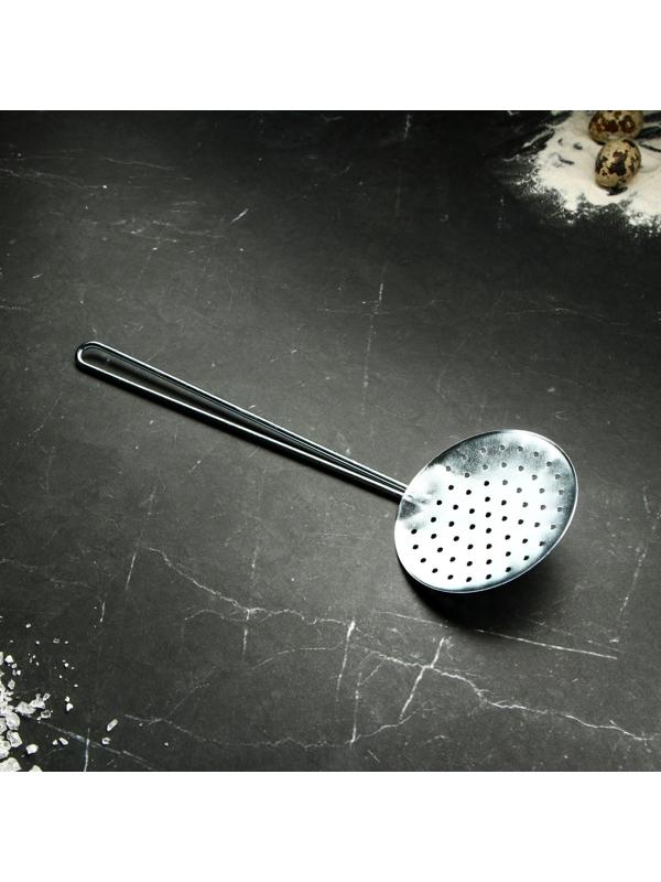 Шумовка для казана, металлическая, 30 см