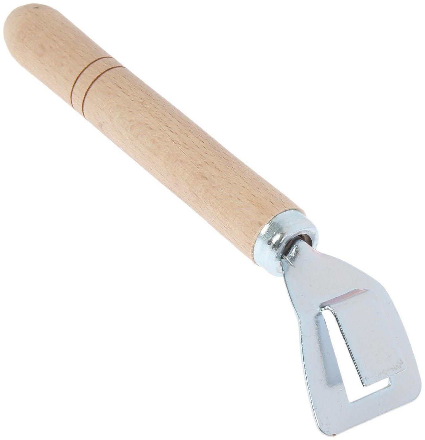 Чапельник с деревянной ручкой, 18 см