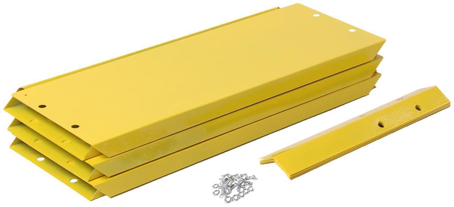 Клумба оцинкованная, d = 80 см, h = 15 см, жёлтая, Greengo