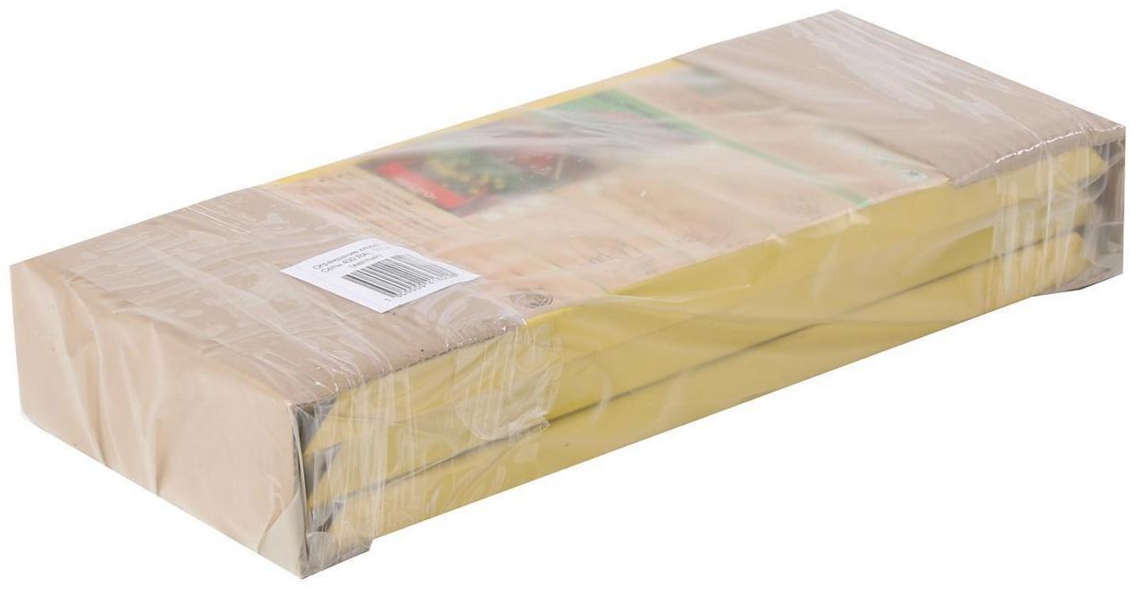 Клумба оцинкованная, d = 80 см, h = 15 см, жёлтая, Greengo