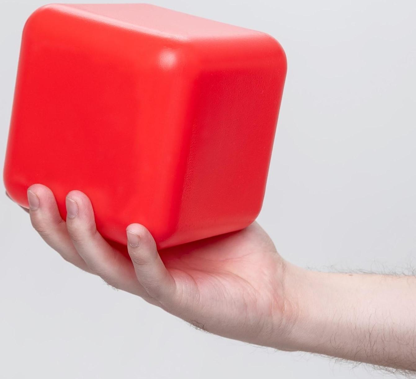 Набор цветных кубиков, 4 штуки, 12 х 12 см