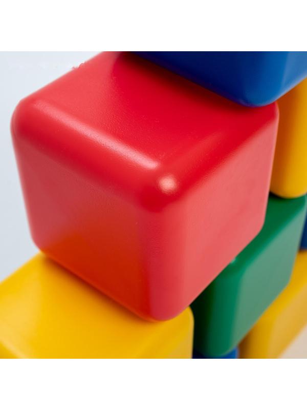 Набор цветных кубиков, 4 штуки, 12 х 12 см