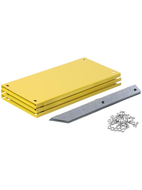 Клумба оцинкованная, d = 60 см, h = 15 см, жёлтая, Greengo