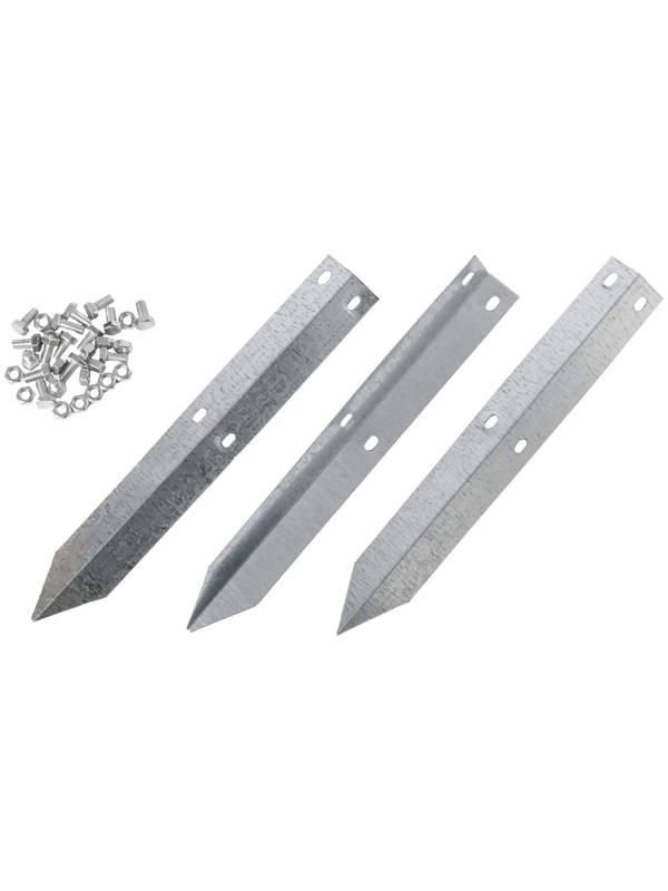 Клумба оцинкованная, d = 60 см, h = 15 см, жёлтая, Greengo