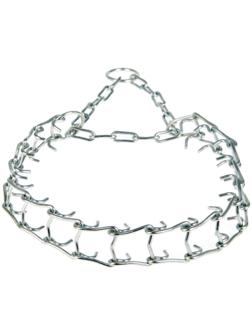 Ошейник строгий проволочный Зооник, сварная цепь 3 мм, ширина 3 см, ОШ 50-66 см