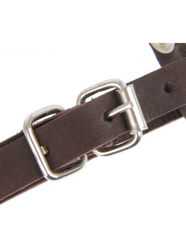 Намордник кожаный «Зооник» №1, спаниель, сеттер (длина по носу 8 см, обхват морды 8 см), микс 193142