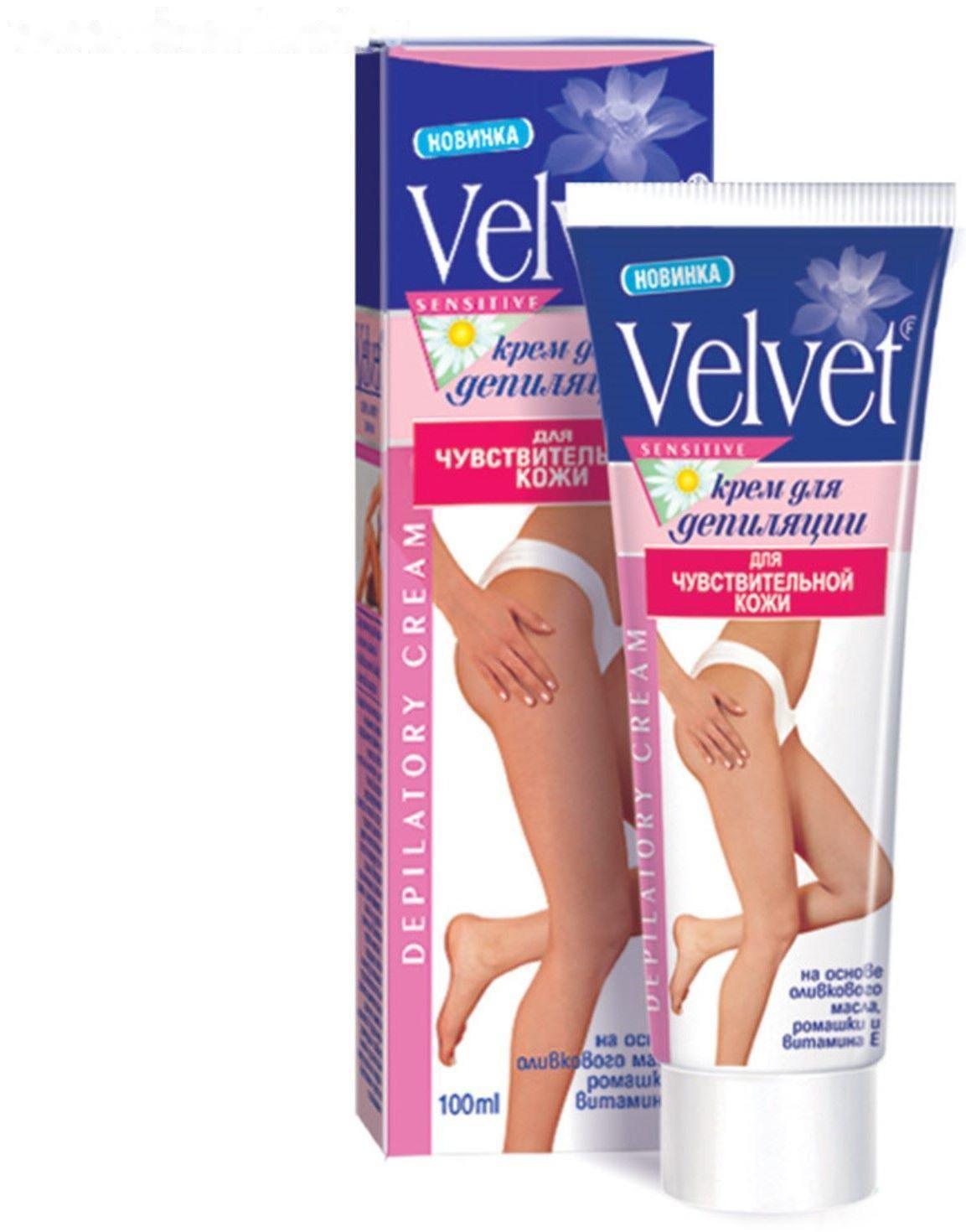 Депилятор Velvet, для чувствительной кожи, 100 мл
