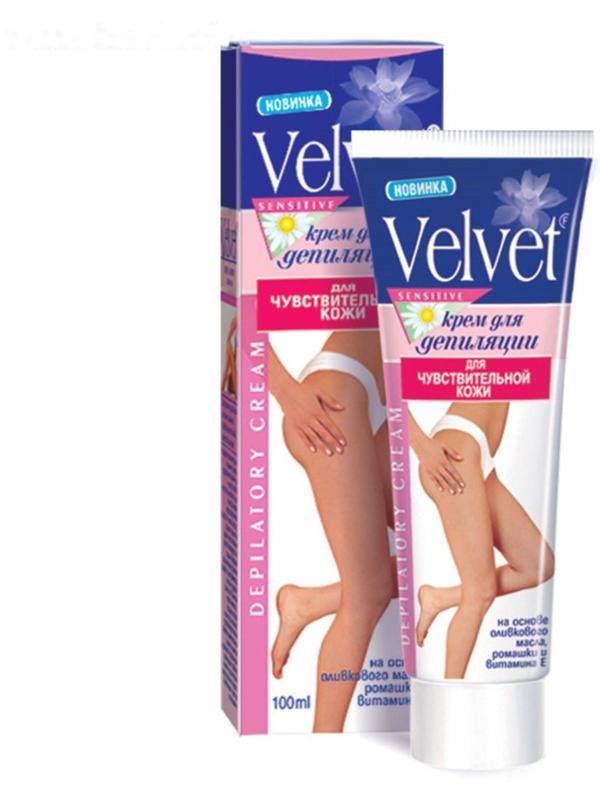 Депилятор Velvet, для чувствительной кожи, 100 мл