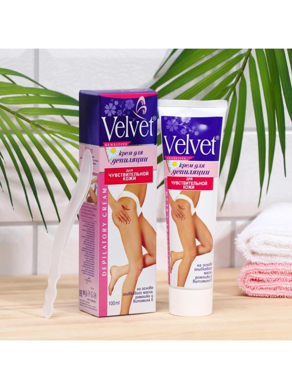 Депилятор Velvet, для чувствительной кожи, 100 мл