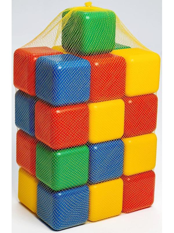 Набор цветных кубиков, 25 штук, 12 × 12 см