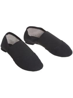 Джазовки тканевые, с резинкой, длина по стельке 20,5-21 см, цвет чёрный