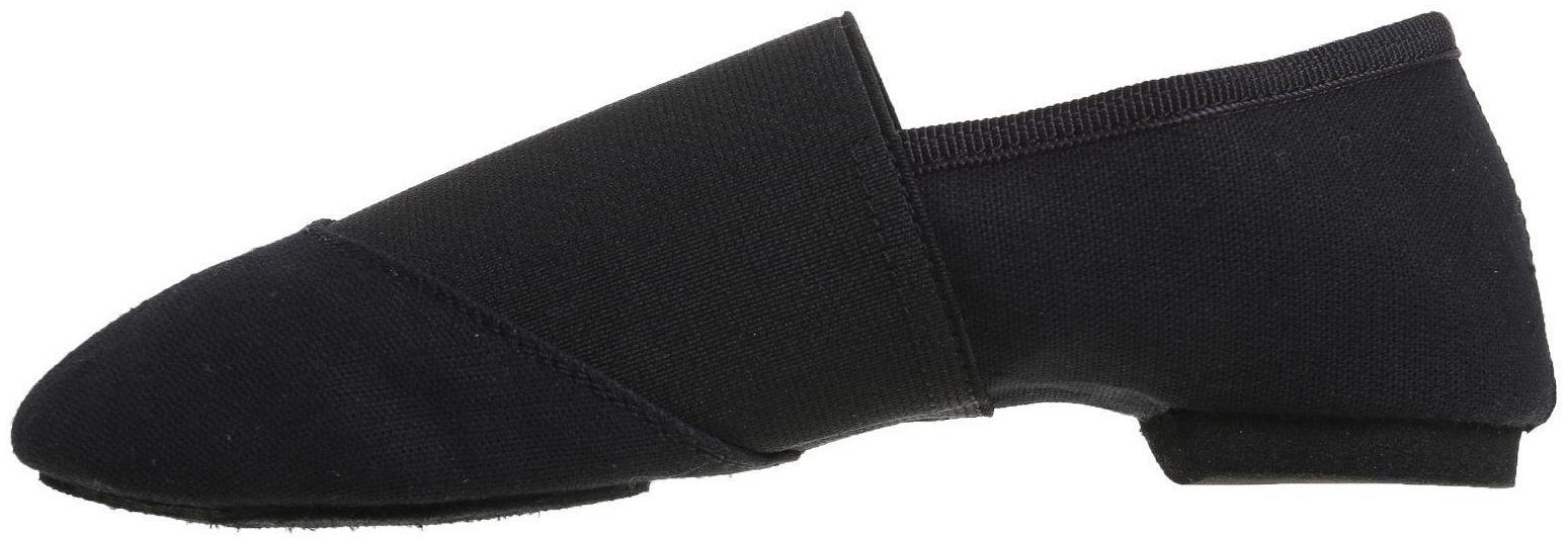 Джазовки тканевые, с резинкой, длина по стельке 22 см, цвет чёрный