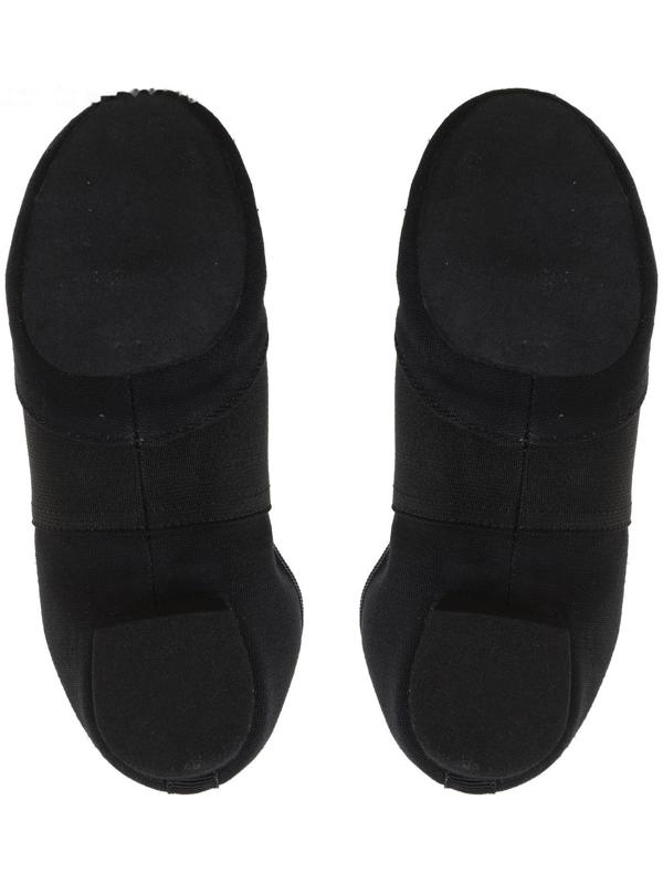 Джазовки тканевые, с резинкой, длина по стельке 22 см, цвет чёрный