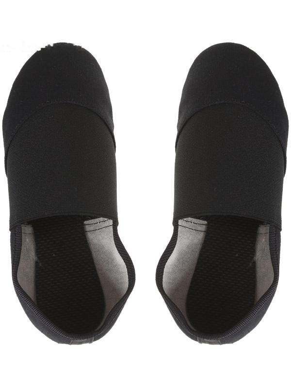 Джазовки тканевые, с резинкой, длина по стельке 22,5 см, цвет чёрный