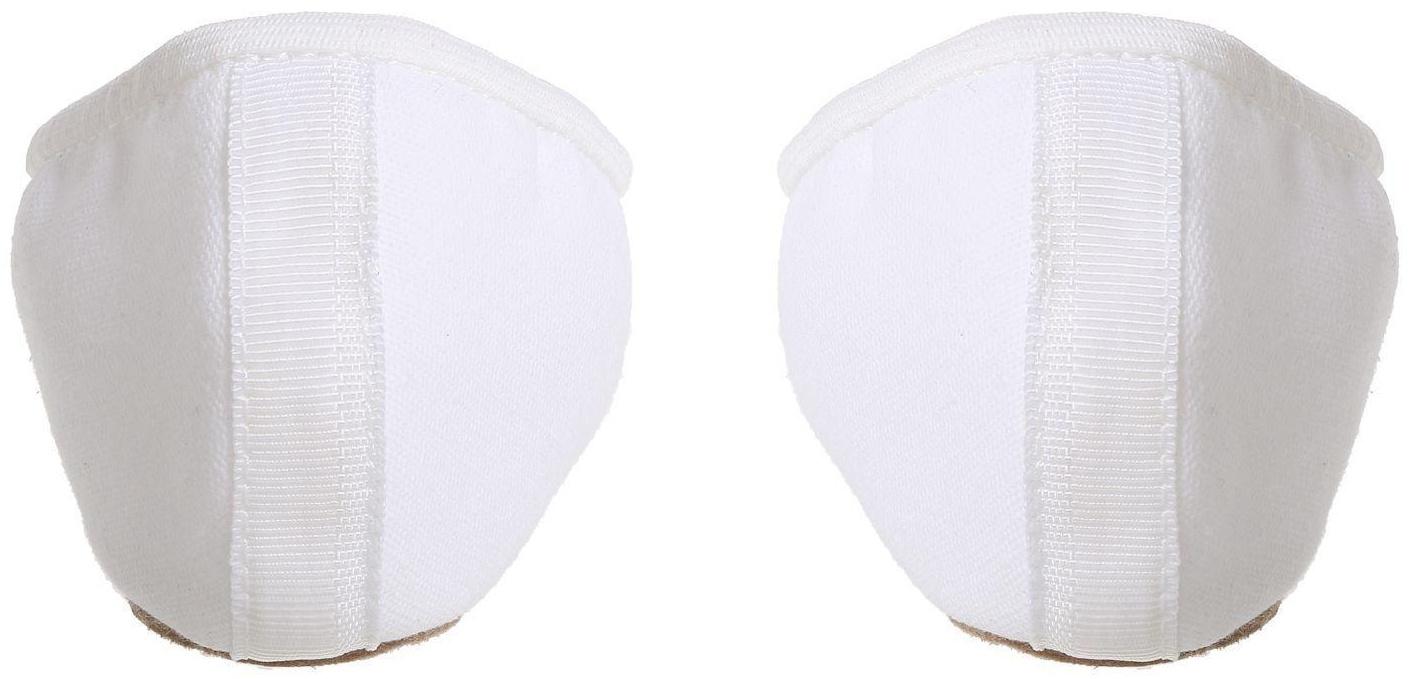 Балетки тиковые, длина по стельке 22,5 см, цвет белый