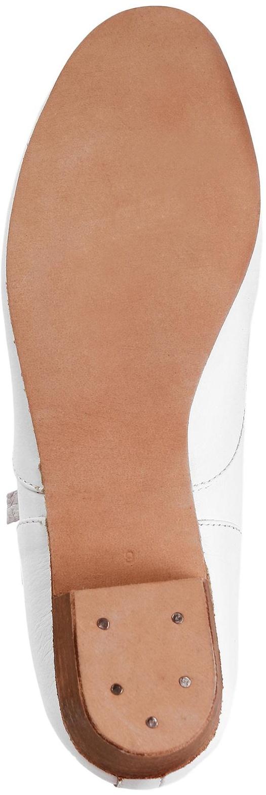 Туфли народные женские, длина по стельке 23,5 см, цвет белый