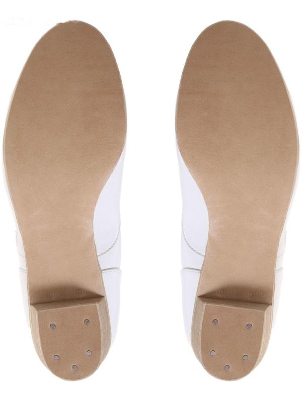 Туфли народные женские, длина по стельке 24 см, цвет белый