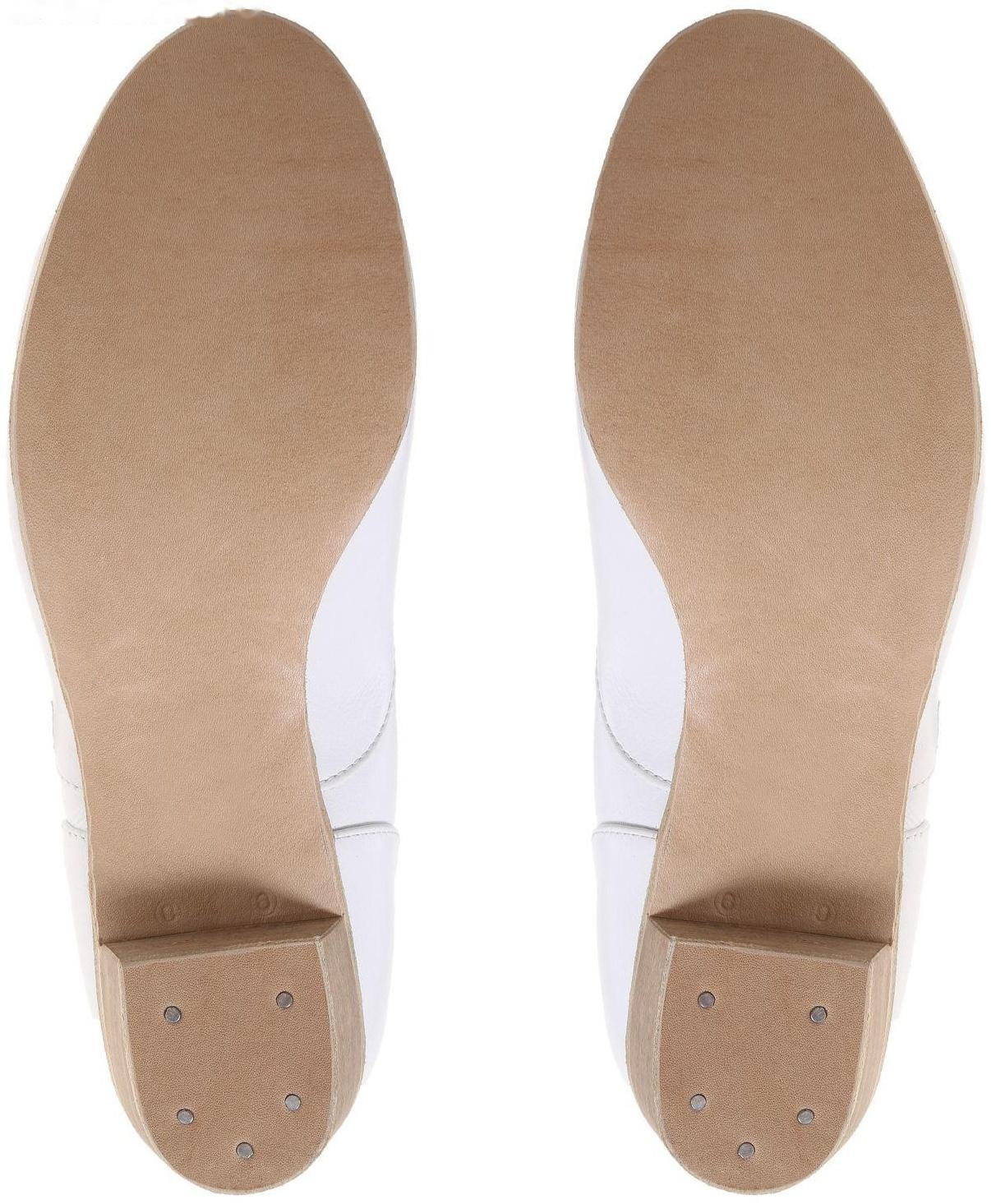 Туфли народные женские, длина по стельке 24,5 см, цвет белый