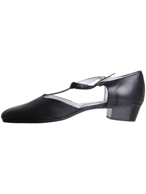 Туфли репетиторские женские, длина по стельке 23,5 см, цвет чёрный