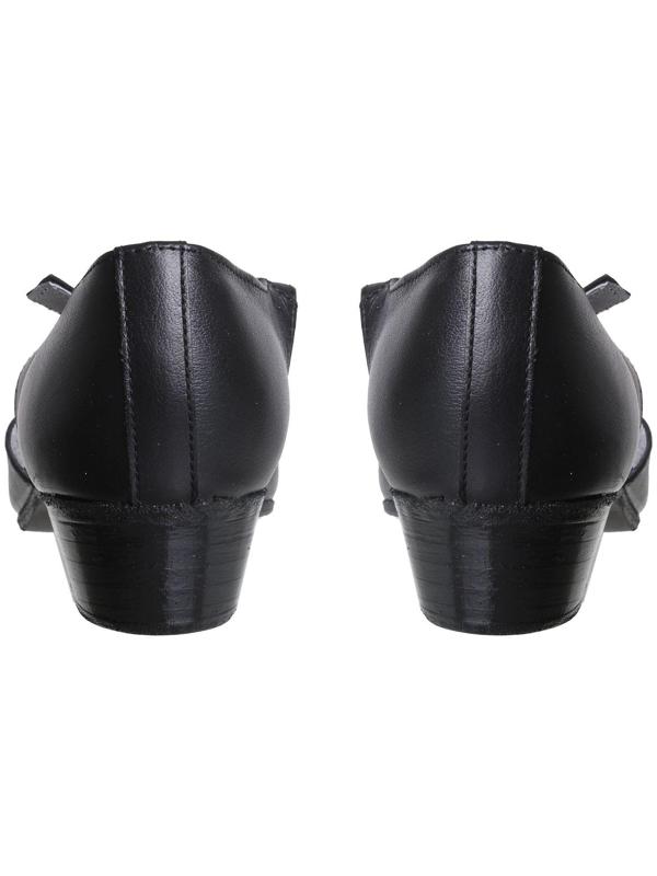 Туфли репетиторские женские, длина по стельке 23,5 см, цвет чёрный