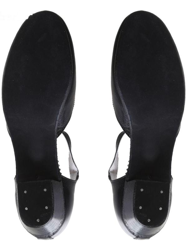 Туфли репетиторские женские, длина по стельке 23,5 см, цвет чёрный