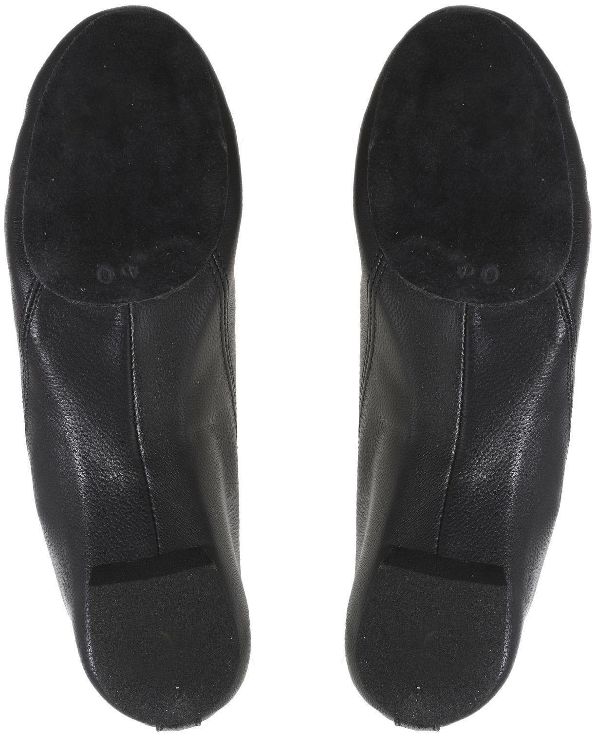 Джазовки низкие, натуральная кожа, длина по стельке 20 см, цвет чёрный