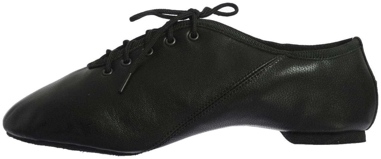 Джазовки низкие, натуральная кожа, длина по стельке 20,5 см, цвет чёрный