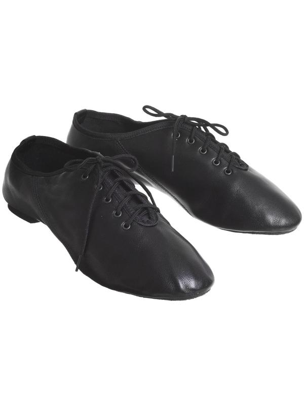 Джазовки низкие, натуральная кожа, длина по стельке 21,5 см, цвет чёрный