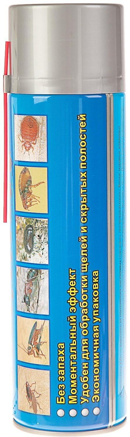 Аэрозоль для уничтожения ползающих насекомых Блокбастер, с распылительной трубкой, 600 см3