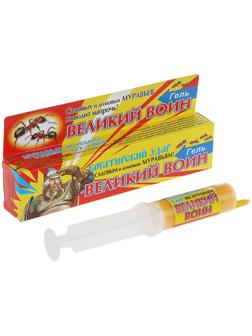 Гель от муравьев Великий Воин, туба, 30 г