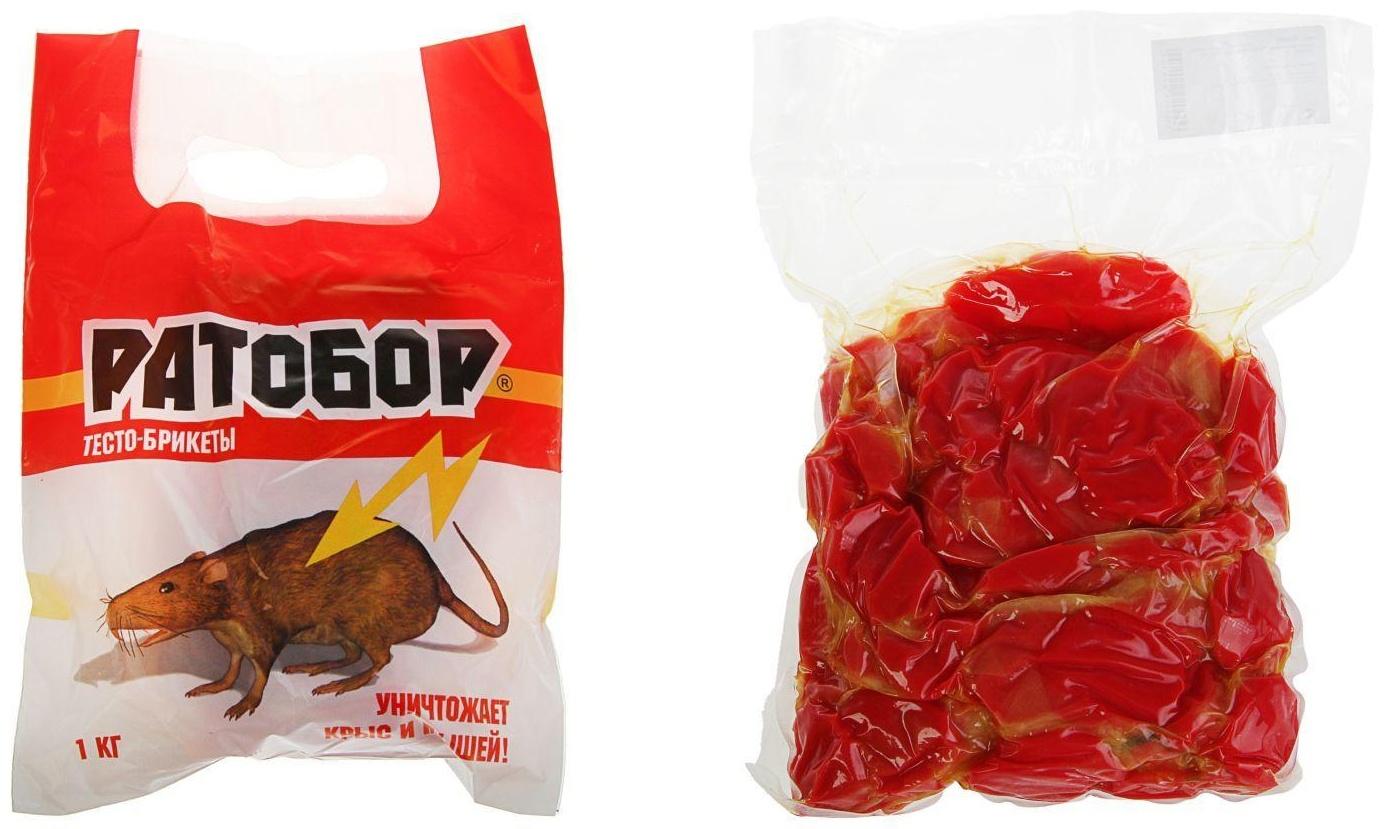 Тесто-брикеты от грызунов 