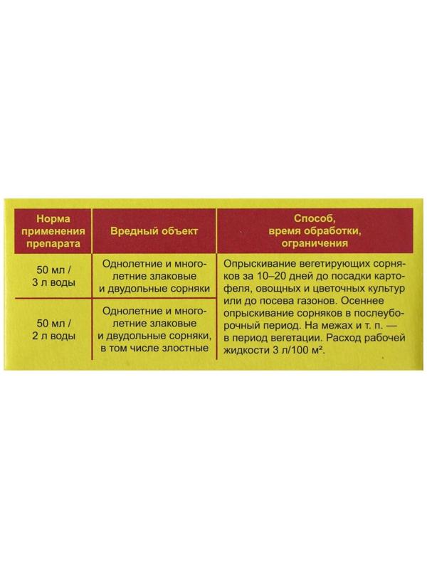 Средство для сплошного уничтожения сорняков 