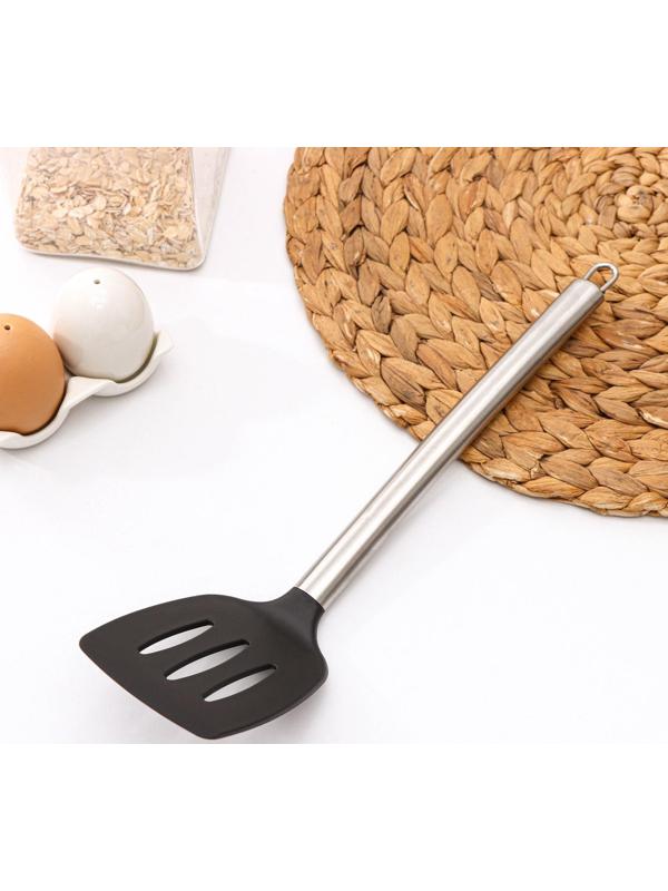 Лопатка Доляна «Стил», 33 см, с прорезями