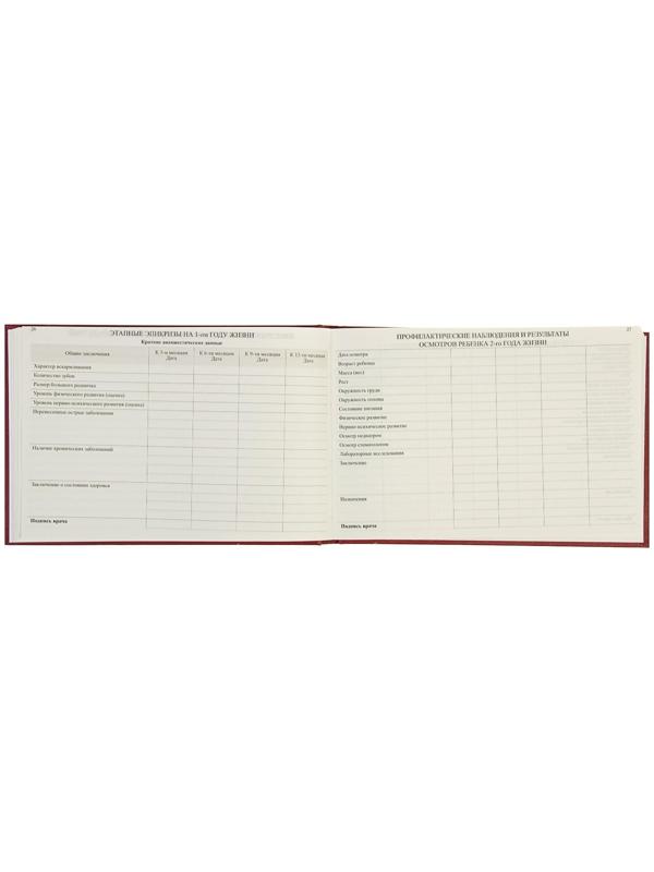 Медицинская карта ребёнка 