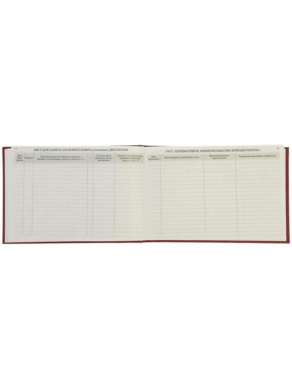 Медицинская карта ребёнка 