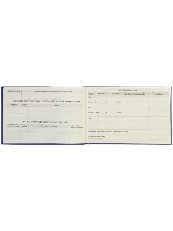 Медицинская карта ребёнка 