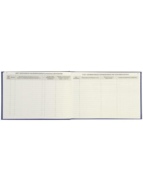 Медицинская карта ребёнка 