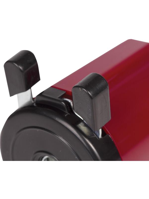 Точилка механическая BRAUBERG, чёрный/бордовый