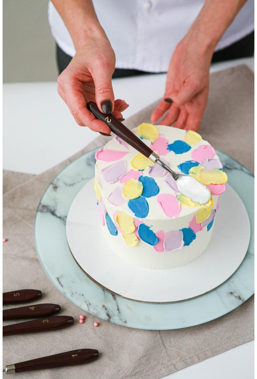 Набор лопаток кондитерских Доляна, мастихины, 5 шт, 22×2×1,5 см