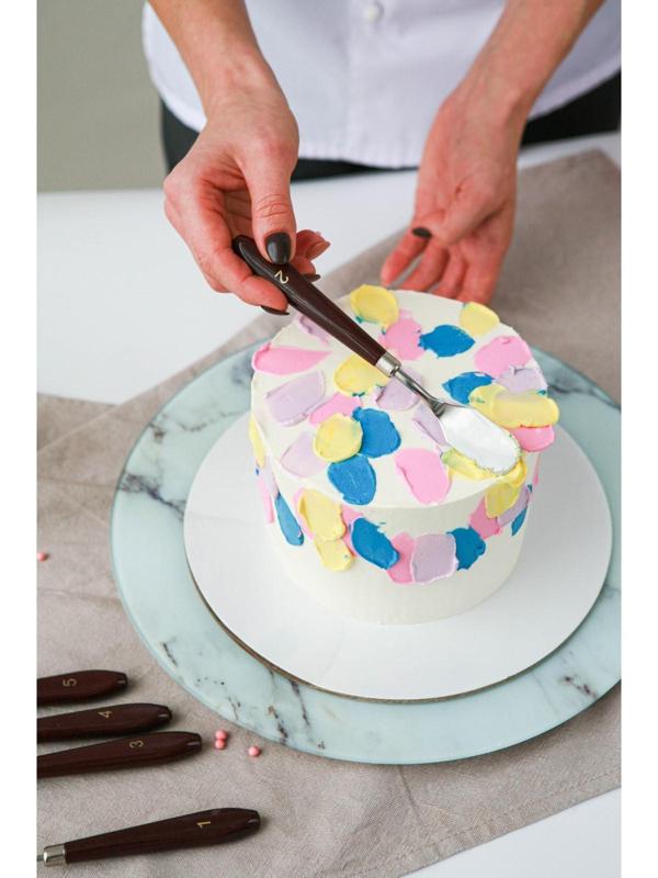 Набор лопаток кондитерских Доляна, мастихины, 5 шт, 22×2×1,5 см